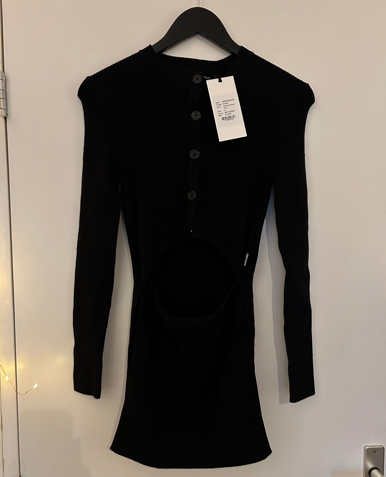 Reinders jurk Hailey knitwear zwart, maat S, Kleding | Dames, Zwart, Nieuw, Ophalen of Verzenden, Maat 36 (S)