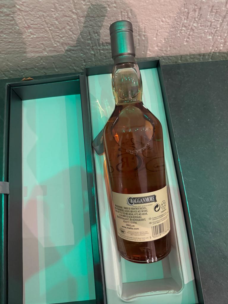Cragganmore limited edition whiskey 25 jaar, Ophalen
