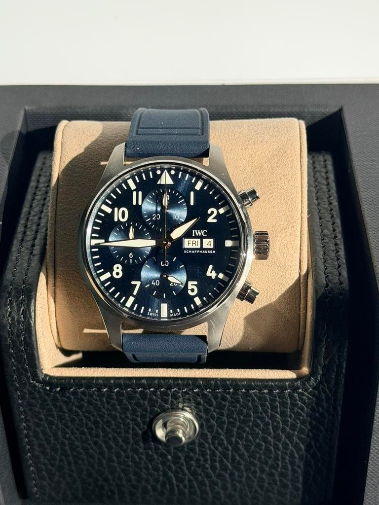 IWC Pilot Chronograph Le Petit Prince IW378011 Nieuw, Staal, Polshorloge, Overige materialen, Nieuw