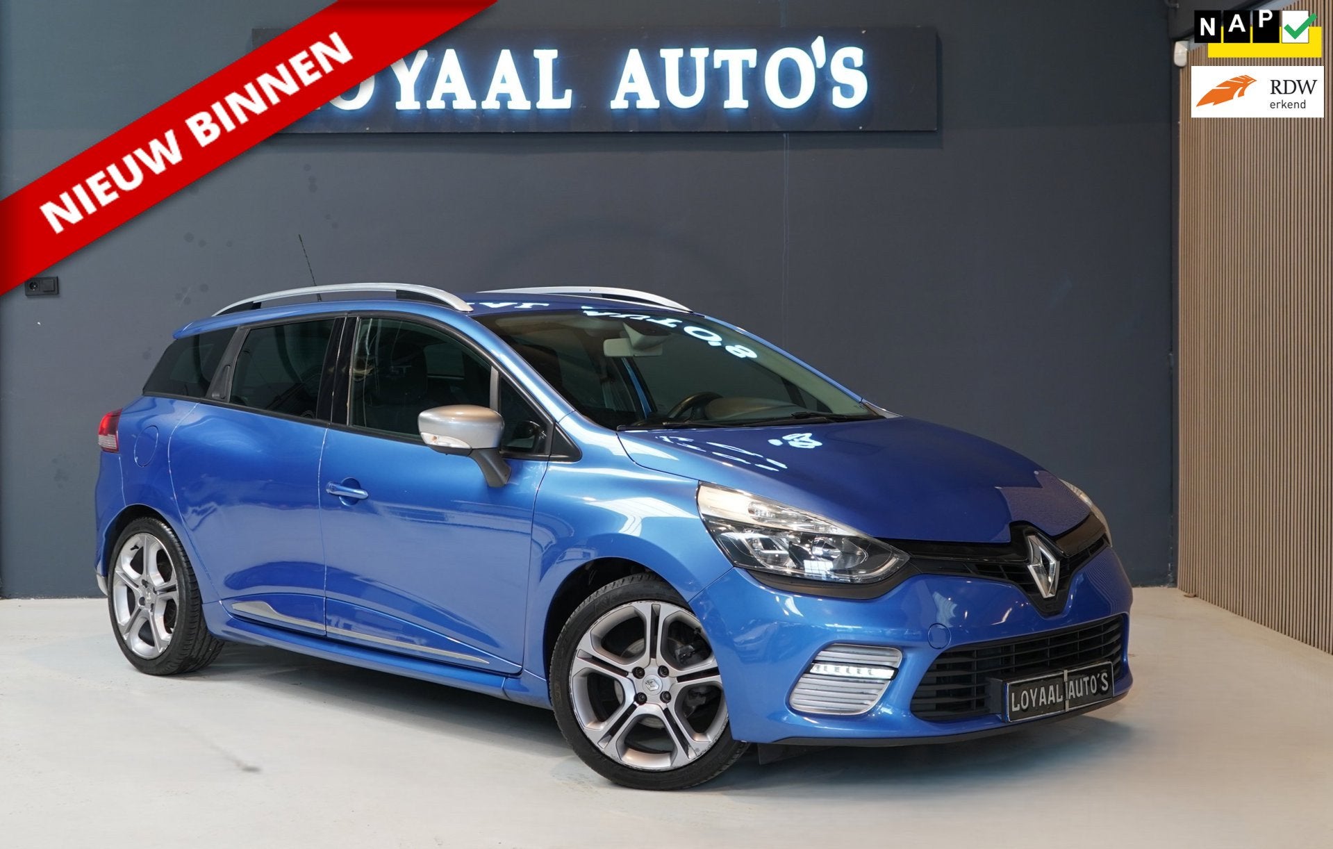 Renault Clio Estate 1.2 GT | AUT | NAVI | AIRCO | CRUISE | P, Euro 5, Gebruikt, 4 cilinders, Blauw