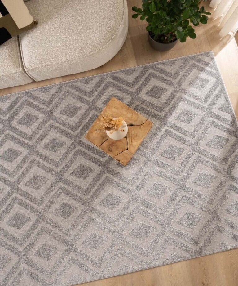 Scandinavisch vloerkleed – grijs 300x400 nieuw, Ophalen of Verzenden, 200 cm of meer, Grijs, Rechthoekig