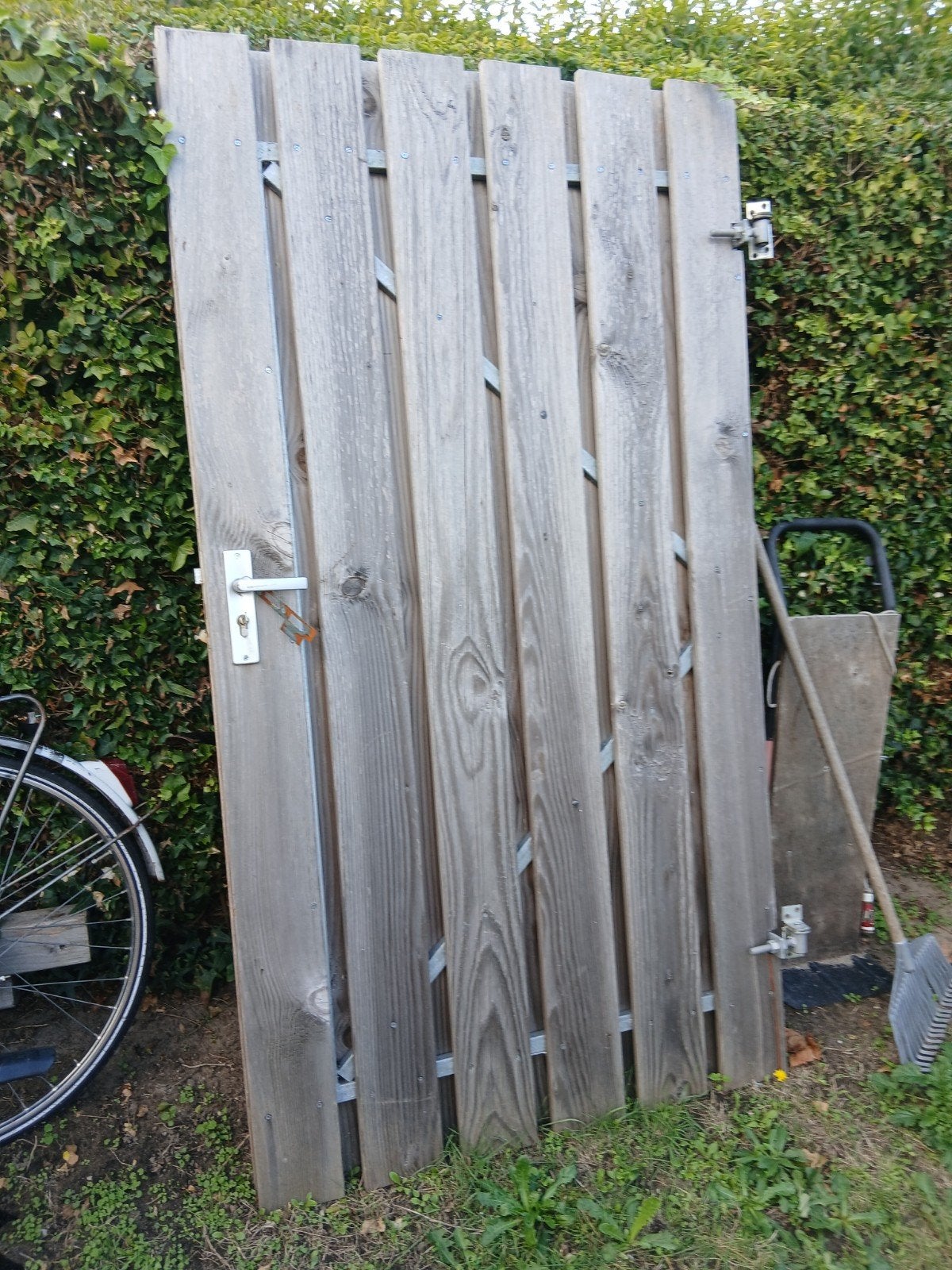 tuinpoort  / tuindeur, Ophalen, Gebruikt, 100 tot 150 cm, 150 tot 200 cm