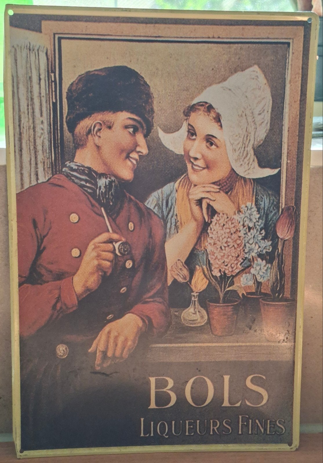Nostalgisch Reclamebord van toen - Bols, Ophalen, Reclamebord