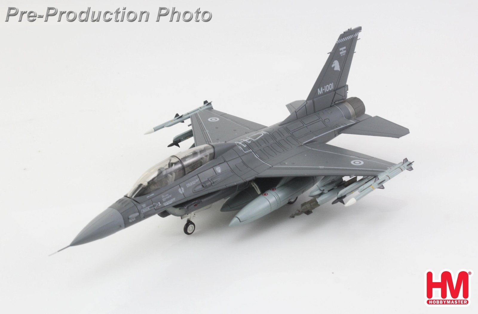 Hobby Master HA38085 | Lockheed F-16BM Fighting Falcon, Ophalen, Schaalmodel, Nieuw, Pilot Station