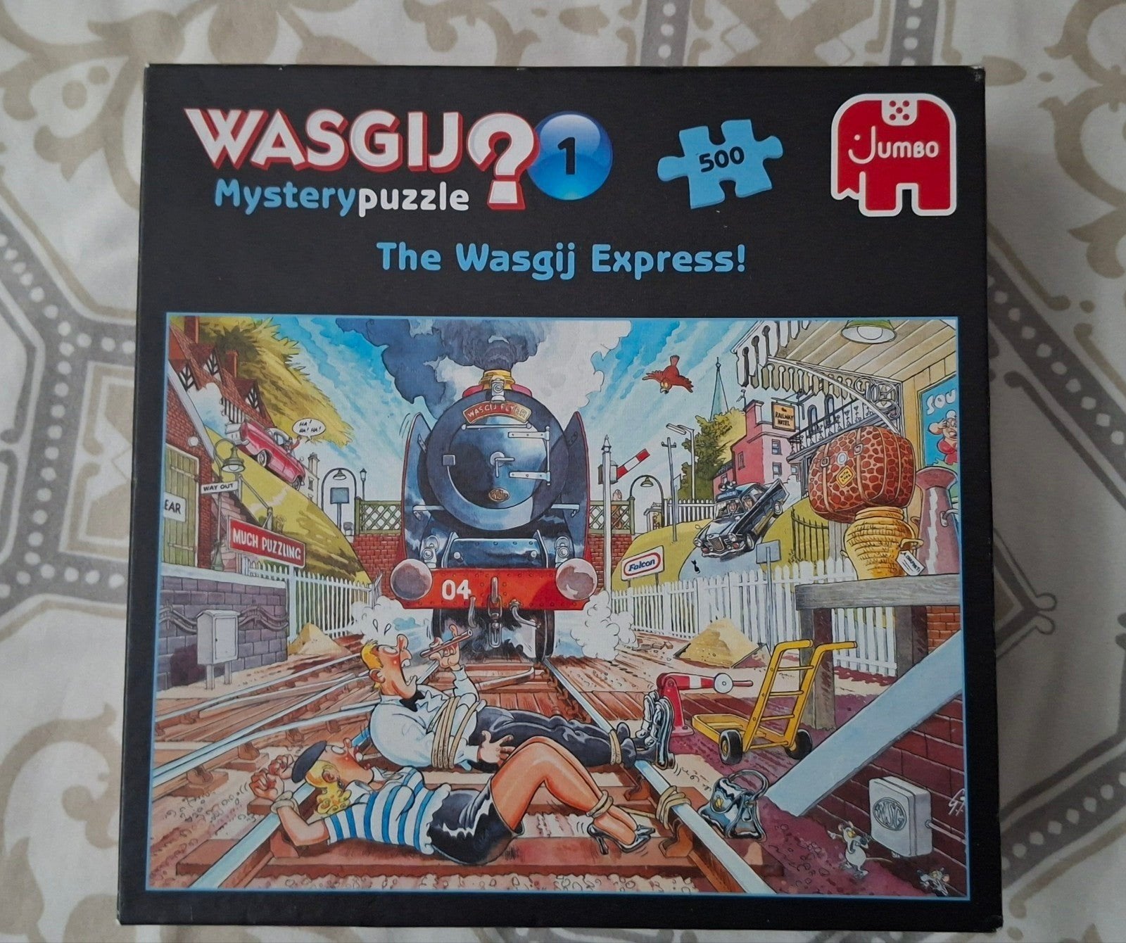 Wasgij Original 1: The Wasgij Express! 500 stukjes, Ophalen of Verzenden, Minder dan 500 stukjes, Gebruikt, Legpuzzel
