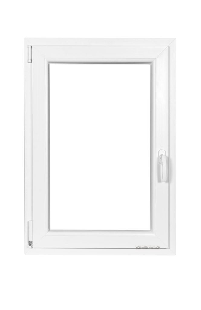 Kunststof Kozijn Draaikiep  B70 H100cm Wit, Niet ingevuld, Kunststof, Raamkozijn, Niet ingevuld