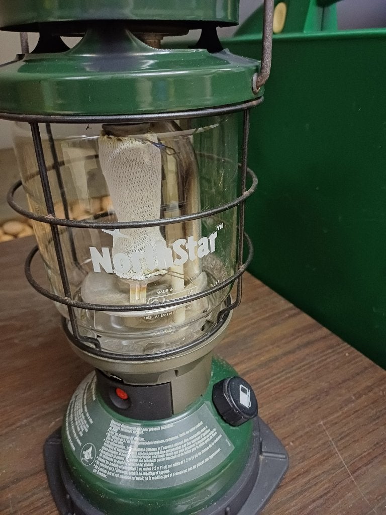 Coleman Northstar lamp, Ophalen, Gebruikt