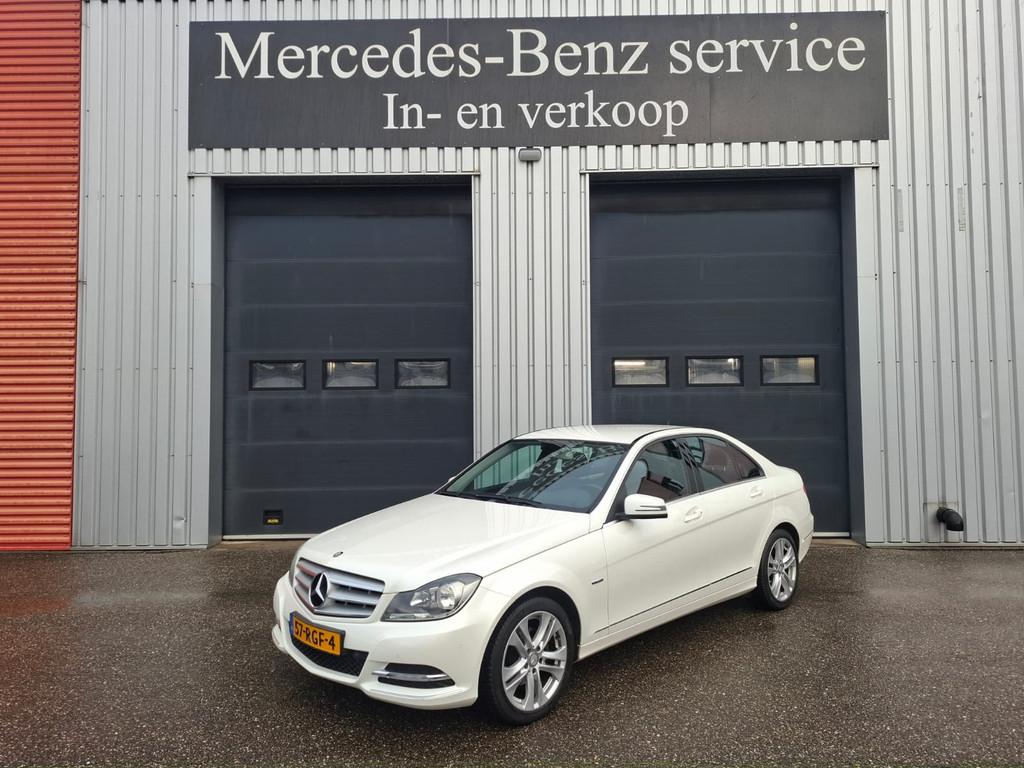 Mercedes C-Klasse C180 BE AUT7, Auto's, Automaat, 15 km/l, 1796 cc, Wit