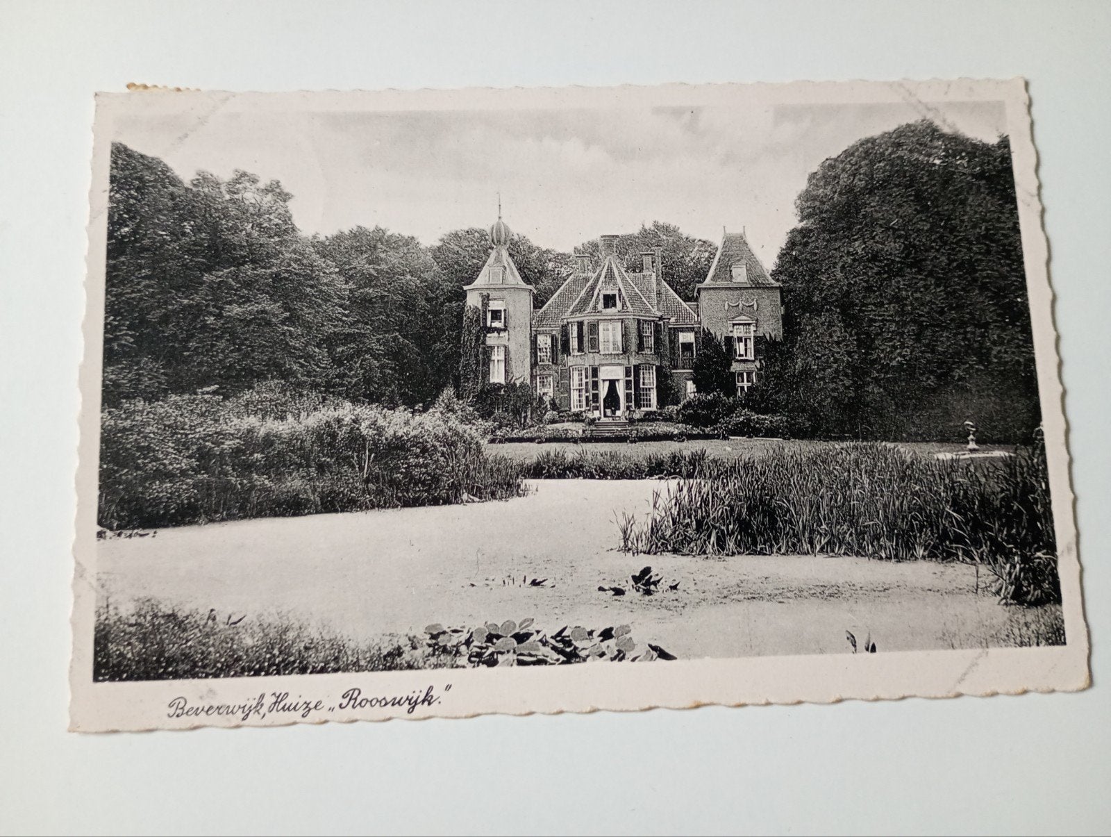 Beverwijk Huize Rooswijk 1943, Ophalen of Verzenden, 1940 tot 1960, Gelopen, Noord-Holland