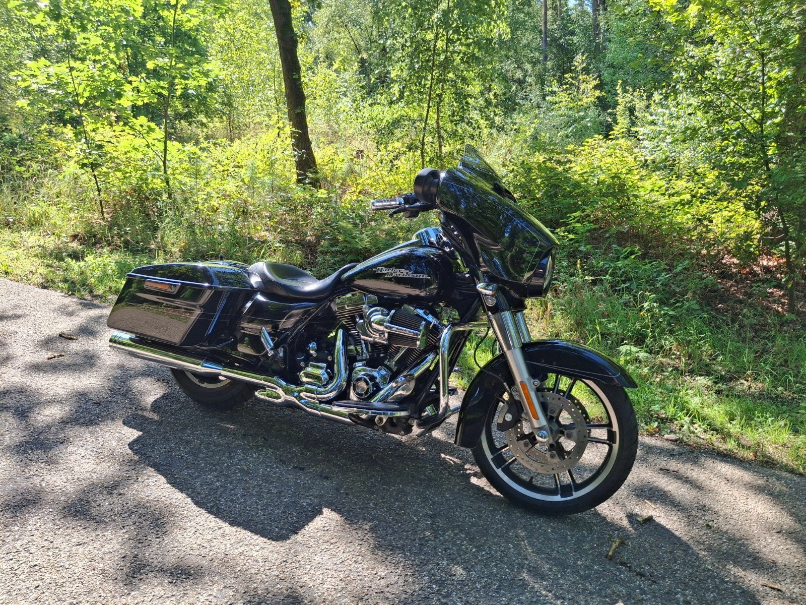 Harley Davidson Street Glide 2015  Jekill&Hyde 5HD 31000km, 2 cilinders, Occasion, Motorrijbewijs A, Sportuitlaat