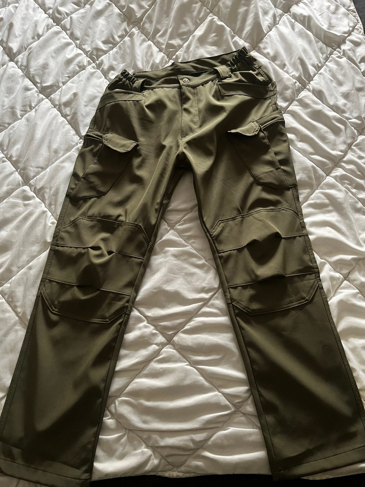 Comfortabele Olijfgroene Outdoor Broek - Maat M, Ophalen of Verzenden, Zo goed als nieuw, Maat 48/50 (M), Groen