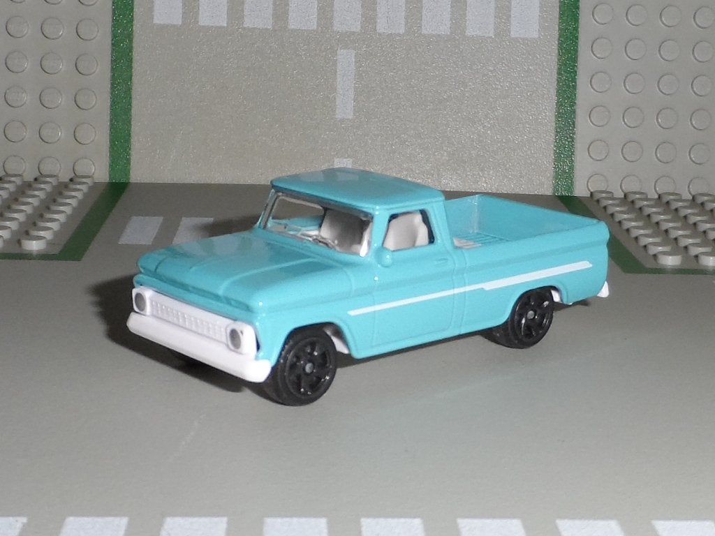 Majorette - Chevrolet C10 Pickup (blauw) 1:64, Ophalen of Verzenden, Nieuw, Auto