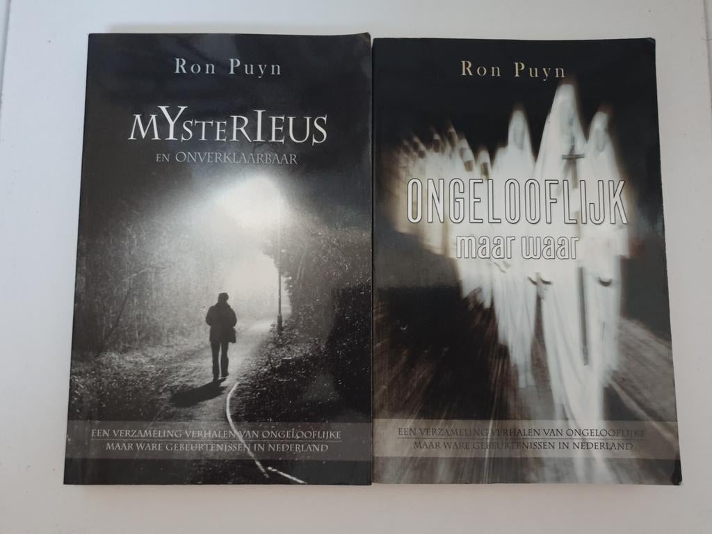 Ron Puyn: Mysterieus & Ongelooflijk maar waar (2 boeken), Ophalen of Verzenden, Gelezen, Ron Puyn