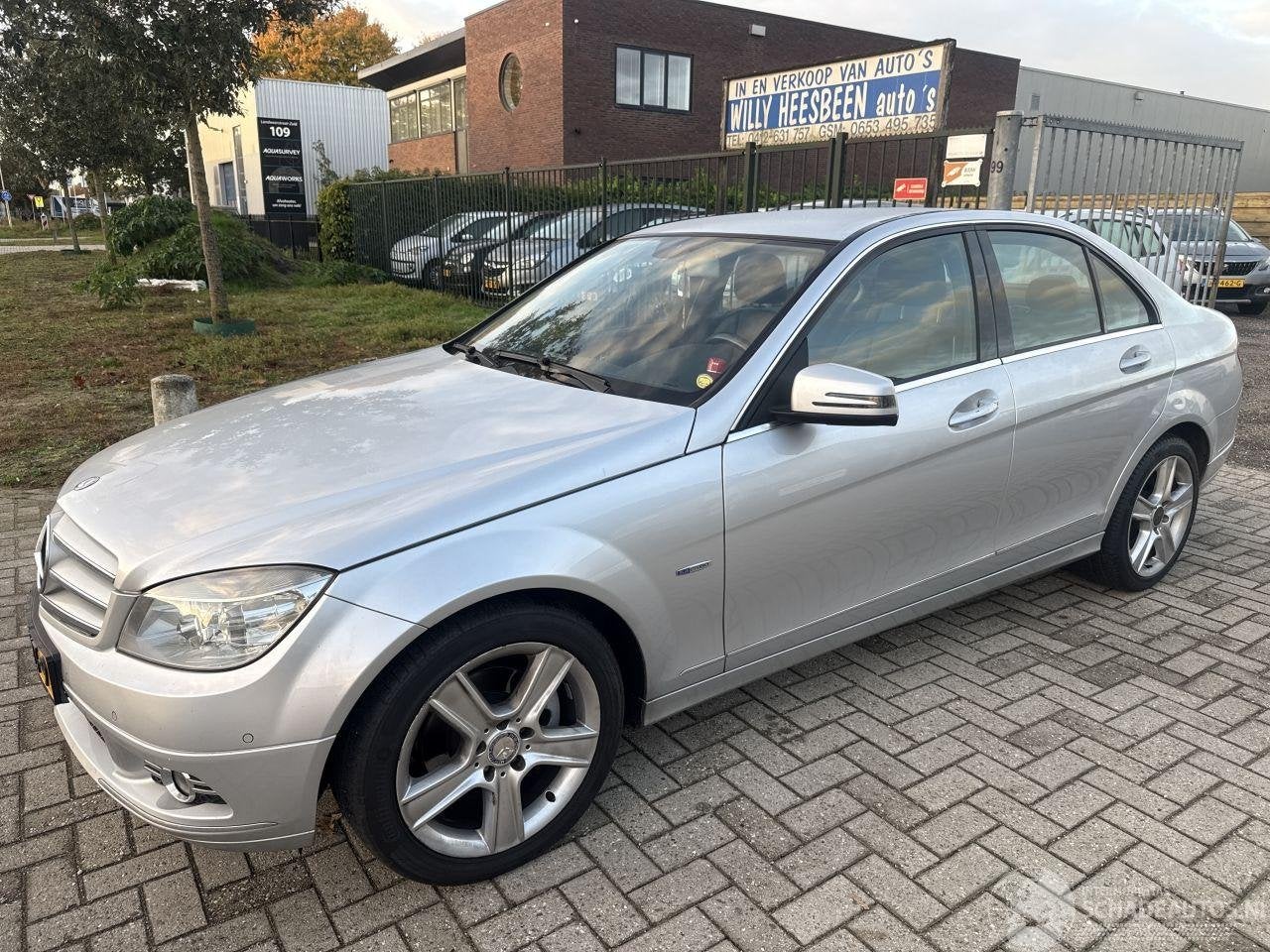 Mercedes-Benz C-Klasse C180 K BLEU EFFECIENCY AUTOMAAT KRASJ, Auto diversen, Automaat, Mercedes-Benz, Sedan, Zilver of Grijs