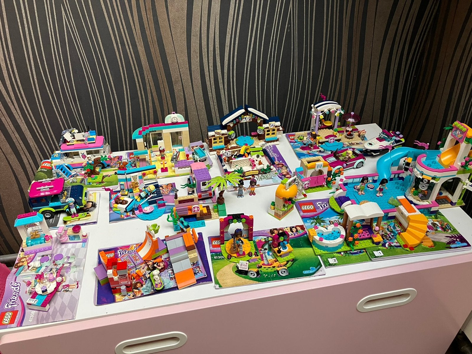 Grote collectie LEGO Friends sets met handleidingen, Gebruikt, Inclusief instructies, Lego, Friends