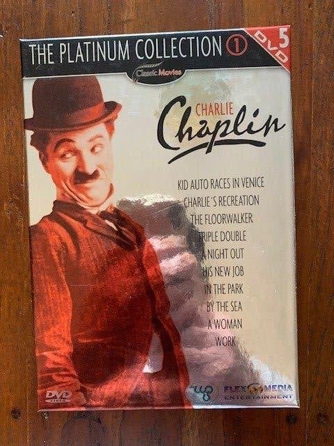 Charlie Chaplin  5 dvd box, Alle leeftijden, Nederlands, Ophalen of Verzenden, Zo goed als nieuw
