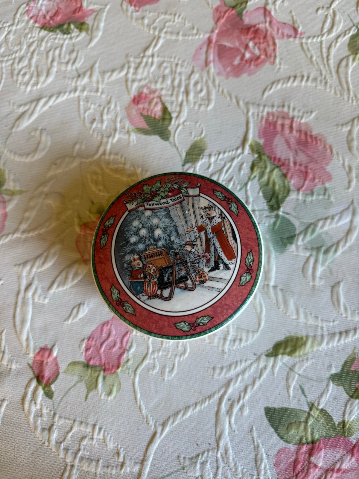 Villeroy & Boch Foxwood Tales Kerst Doosje, Meerkleurig, Ophalen of Verzenden, Steen/keramiek, Klassiek