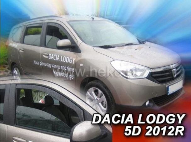 Dacia Lodgy zijwindschermen smoke raamspoilers visors, Ophalen of Verzenden, Nieuw