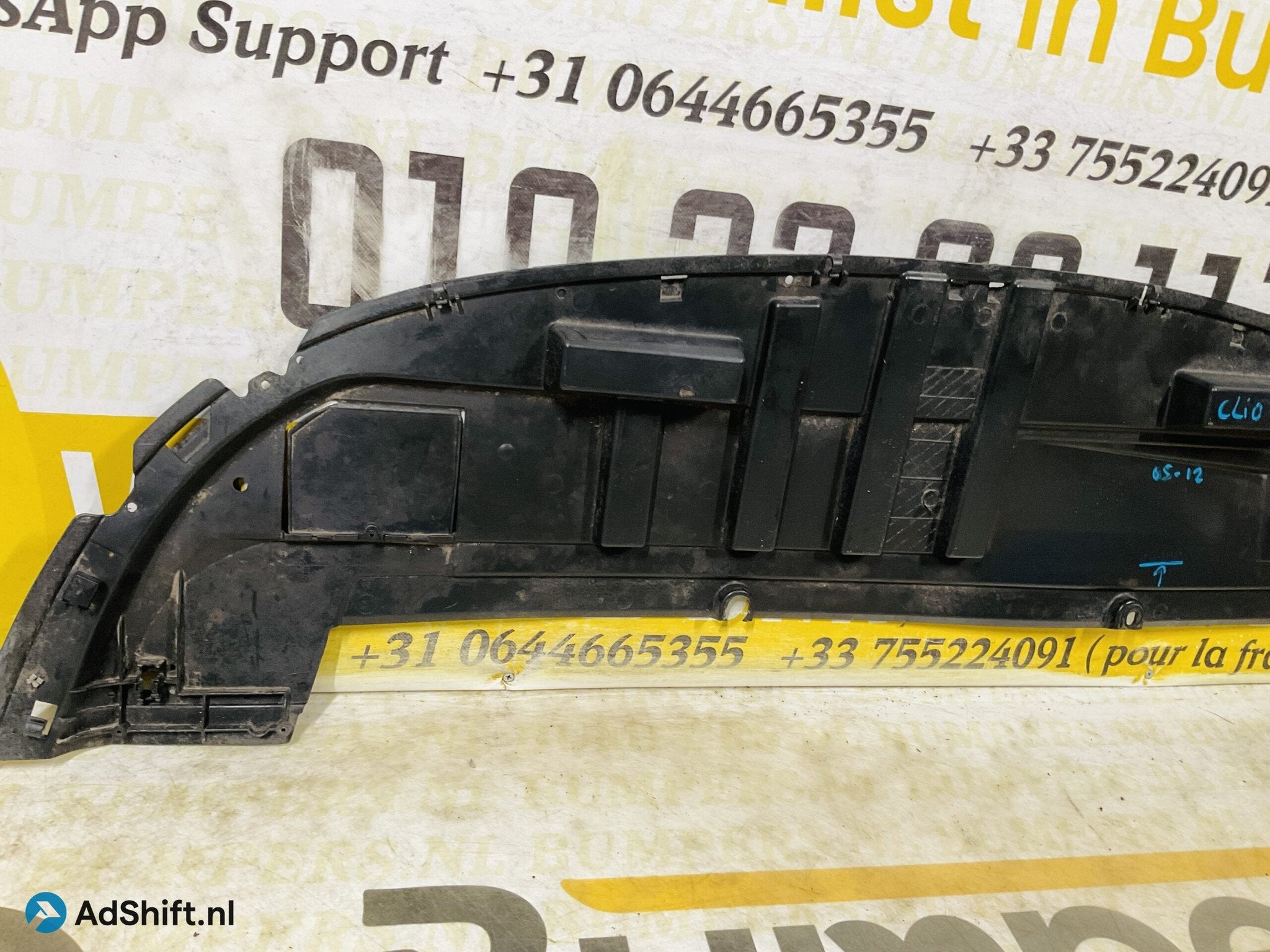 Onderplaat Renault Clio 3 2005-2012 8200682328 Bumperlip 2-R, Bumper