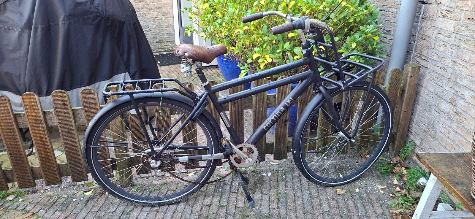 Cortina herenfiets met, nieuwe kettingkast en zadel nodig, Ophalen, Gebruikt, Overige merken