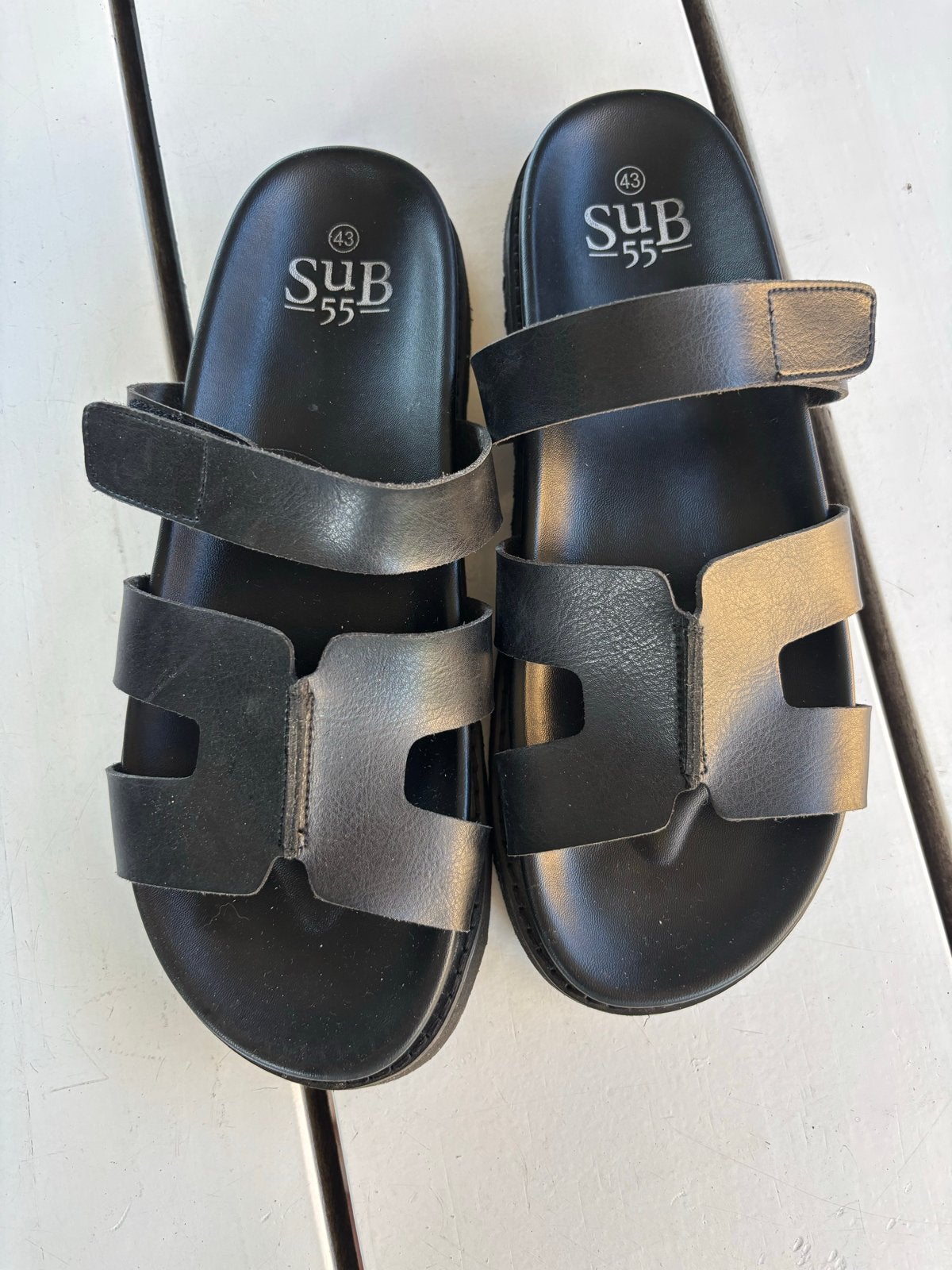 Sub55 (Schuurman) dames slippers sandalen, maat 43, Kleding | Dames, Schoenen, Slippers, Zwart, Nieuw, Ophalen of Verzenden