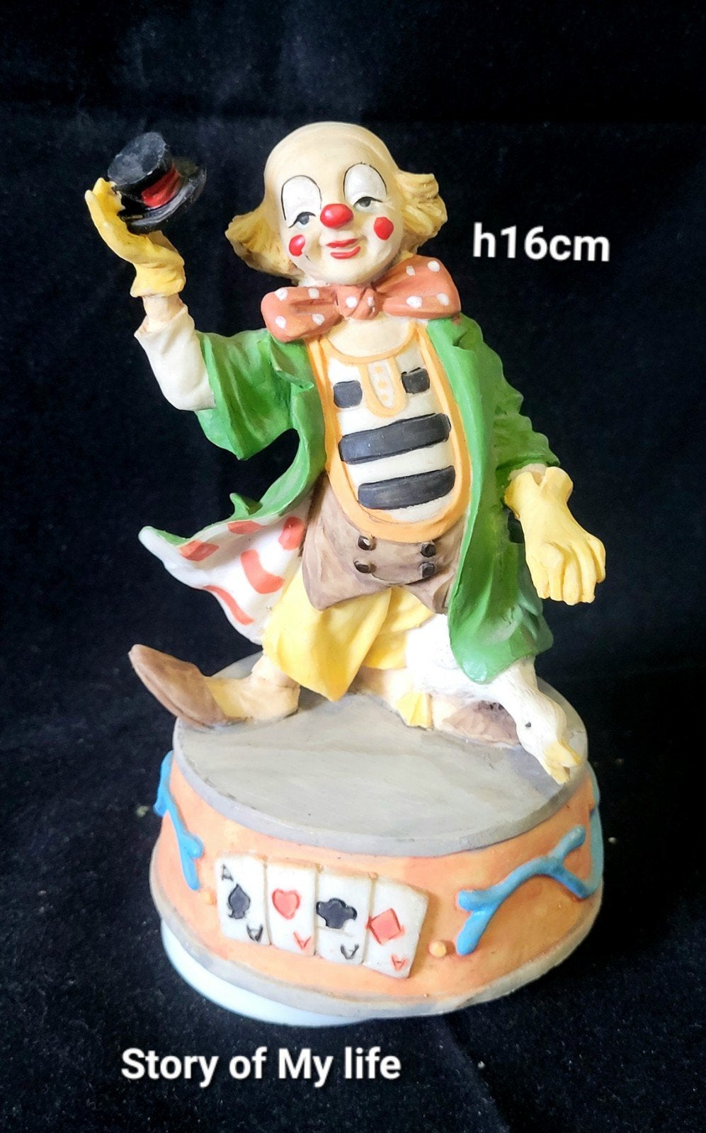 Set van 5 Vintage Clown Beeldjes - Muziek en Kaarten, Verzamelen, Ophalen of Verzenden