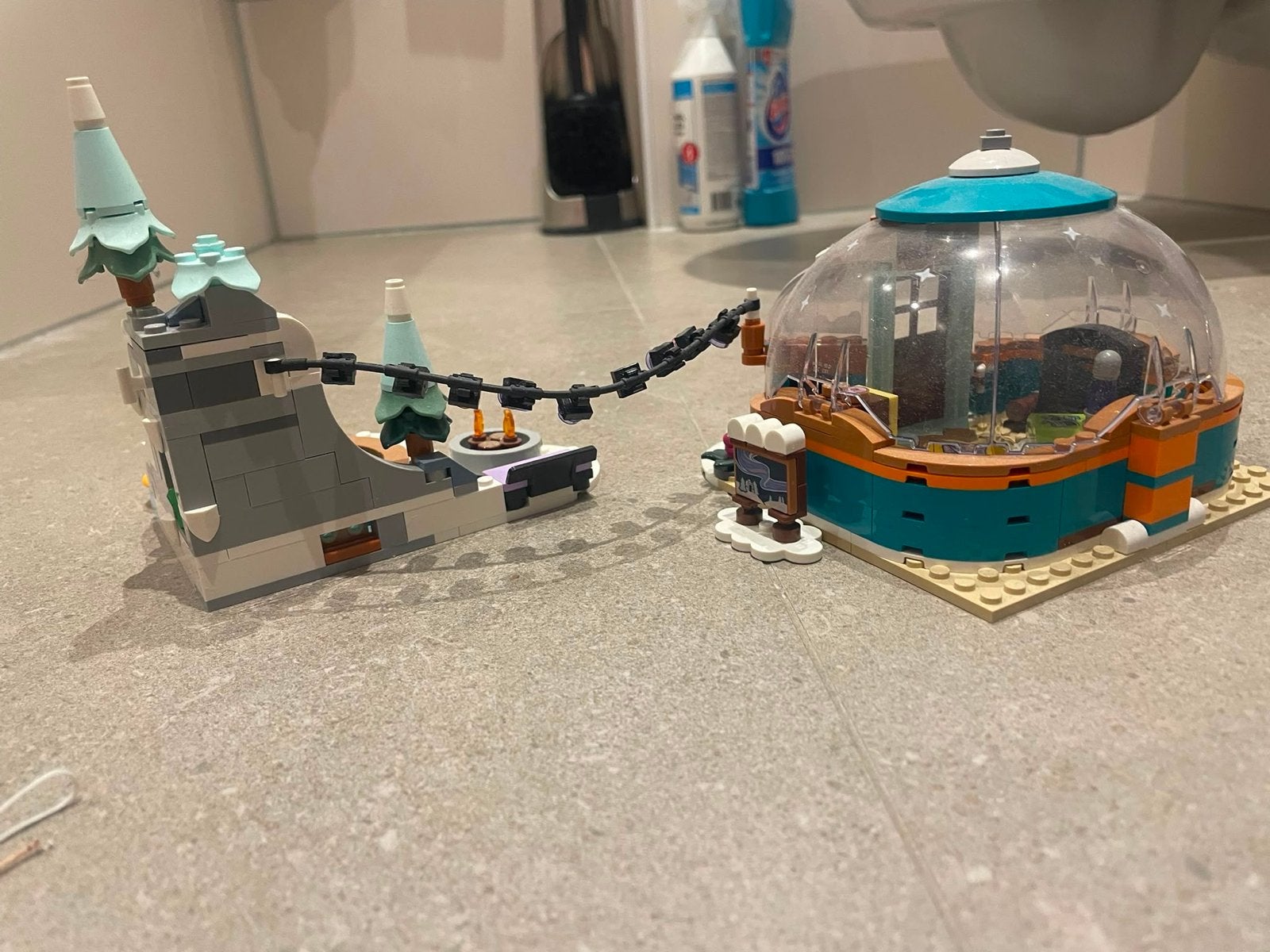 LEGO Friends Avonturenkamp Glamping (41392), Ophalen, Zo goed als nieuw, Overige merken
