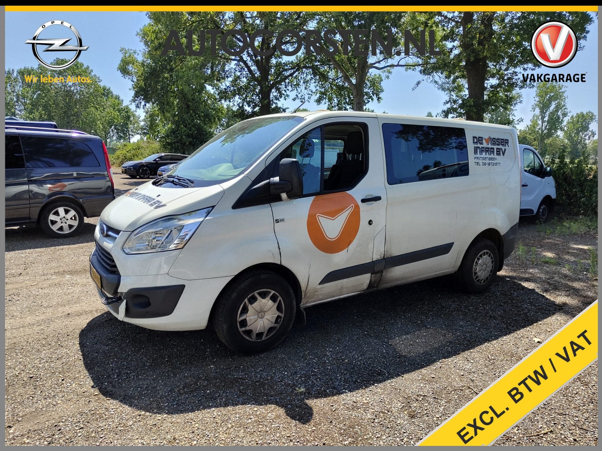 Ford Transit Custom 290 2.0TDCI *Motor Defect* 5-Persoons Du, Auto's, Voorwielaandrijving, Stof, 1995 cc, 4 cilinders