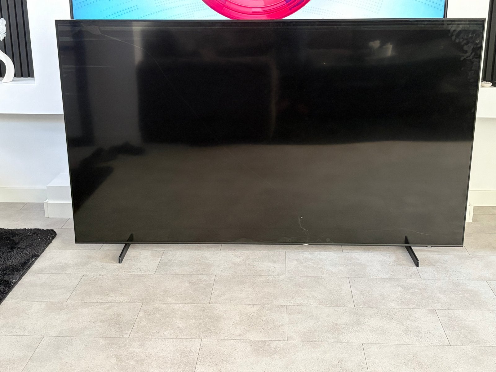 Samsung TV met barst in scherm - werkt nog, Audio, Tv en Foto, Televisies, Ophalen of Verzenden, Niet werkend, 100 cm of meer