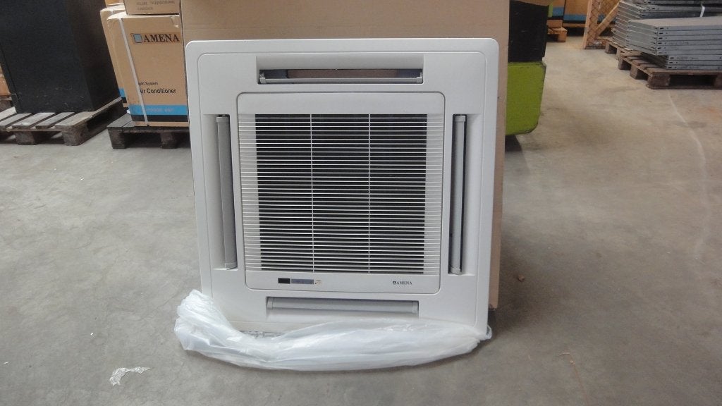 18.000 BTU 5KW plafond cassette AIRCO airconditioner, Timer, 3 snelheden of meer, Ophalen of Verzenden, 100 m³ of groter