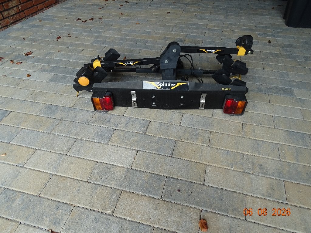 spinder hawk fietsendrager, Auto diversen, Fietsendragers, Ophalen, 2 fietsen, Gebruikt, Trekhaakdrager
