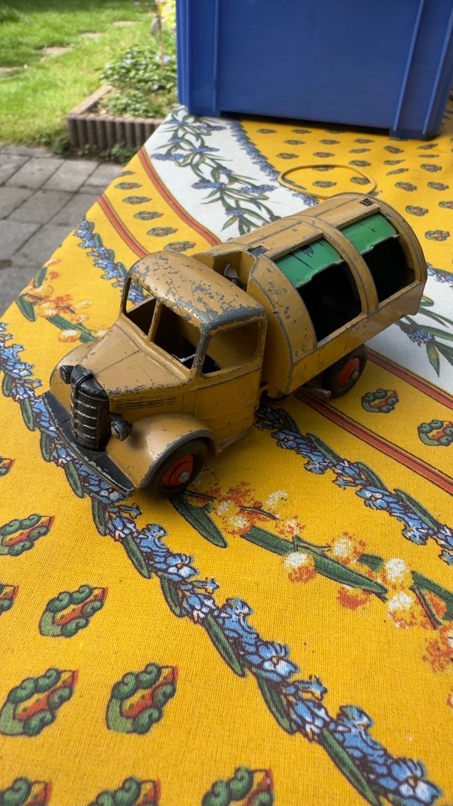 Dinky Toys Bedford vuilniswagen, Hobby en Vrije tijd, Modelauto's | 1:24, Ophalen of Verzenden, Gebruikt, Bus of Vrachtwagen