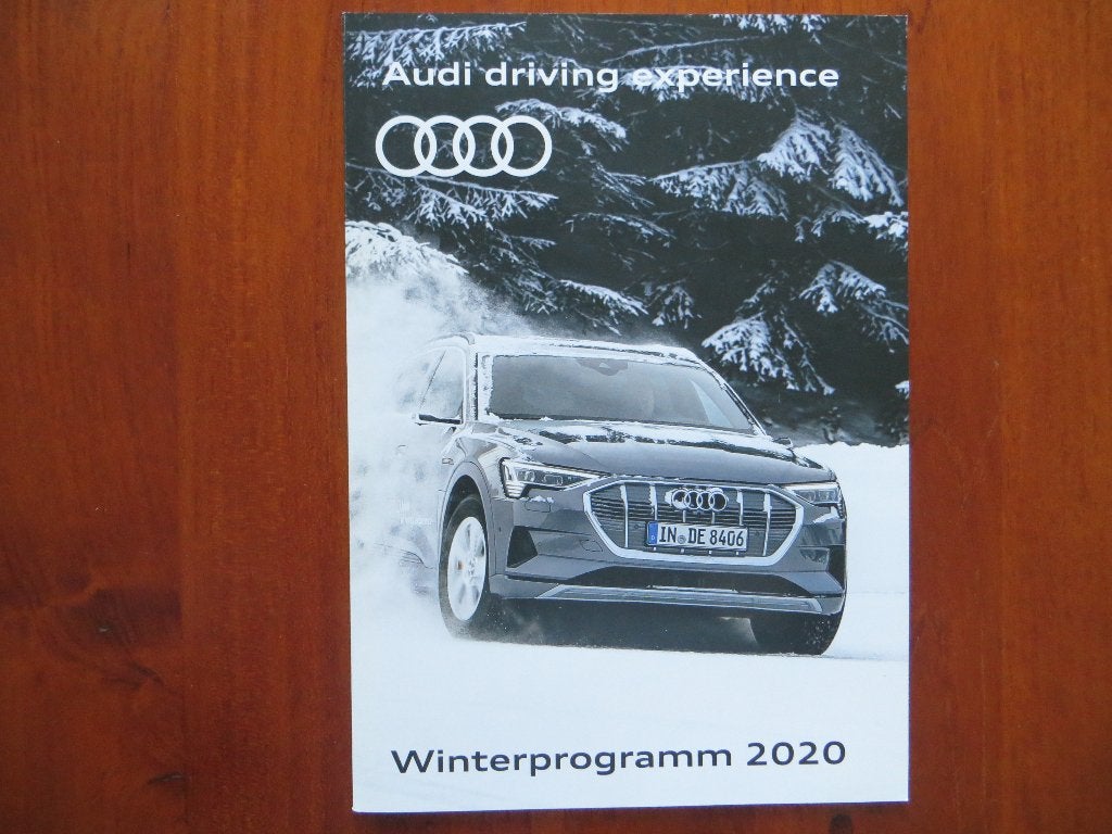 Audi Driving Experience Winterprogramm 2020, Ophalen of Verzenden, Nieuw, Audi