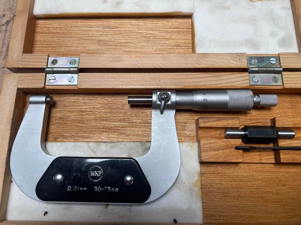 WKP Micrometer 50-75mm - Nauwkeurige Meting, Ophalen, Gebruikt, Afstand
