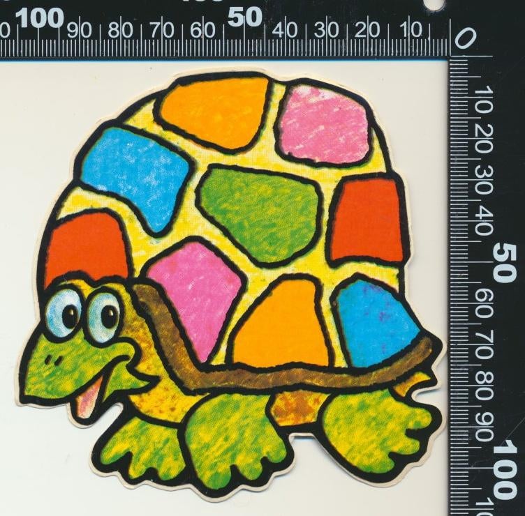 Sticker: Schildpad (2), Ophalen of Verzenden, Zo goed als nieuw, Dier en Natuur