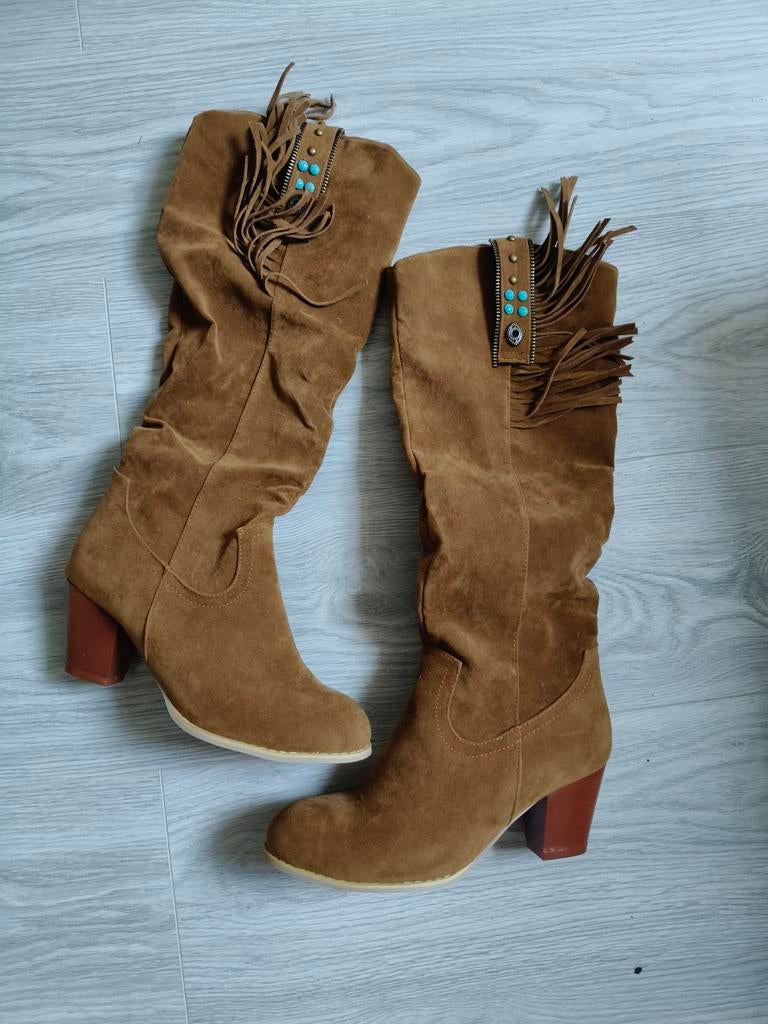 Dameslaars maat 39 NIEUW!, Kleding | Dames, Schoenen, Hoge laarzen, Bruin, Nieuw, Ophalen of Verzenden