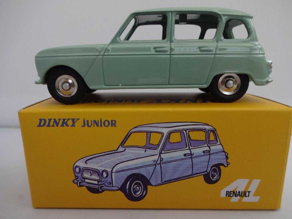 Renault 4L licht groen nr: 100 Dinky Junior 1:43, Hobby en Vrije tijd, Modelauto's | 1:43, Ophalen of Verzenden, Nieuw, Auto, Dinky Toys