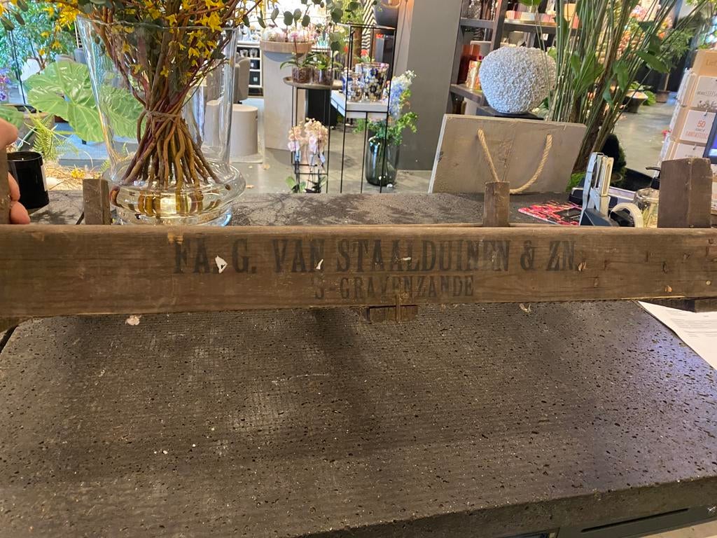 Veilingkratten, Ophalen, Zo goed als nieuw, Hout