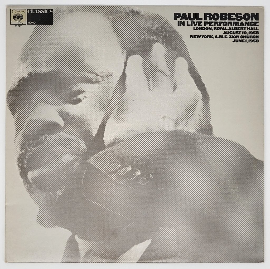 Paul Robeson in Live Performance - LP Mono - UK, Ophalen of Verzenden, Gebruikt, 12 inch, Overige genres