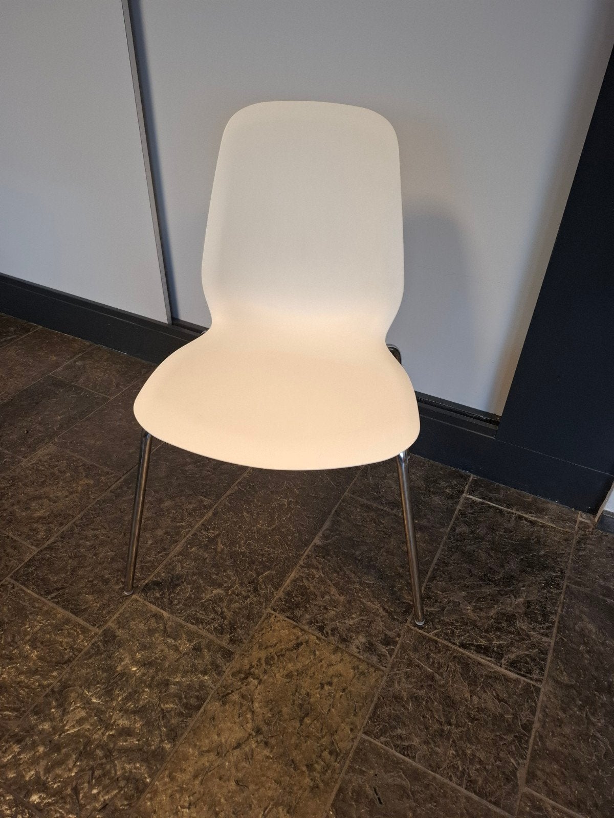 Ikea Skalsta eetkamerstoel wit, Ophalen, Kunststof, Wit, Vintage