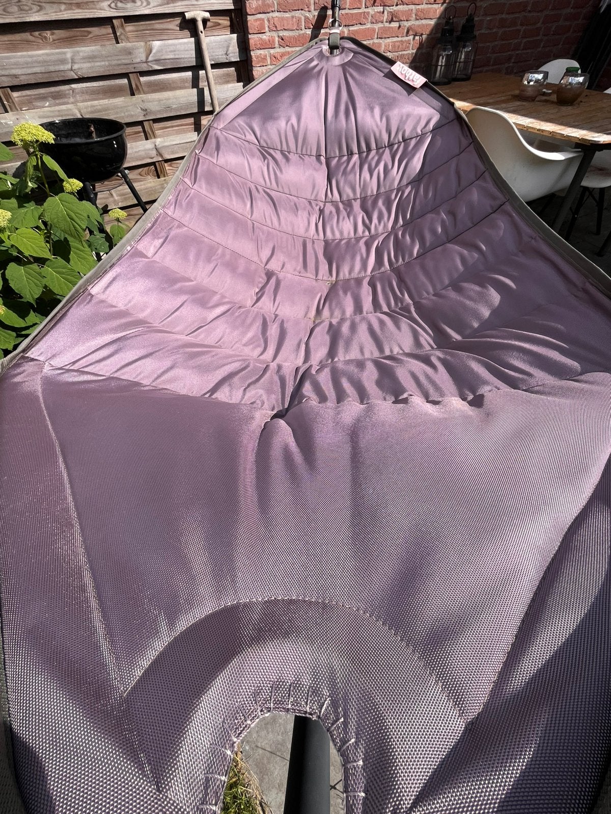 Fatboy hangmat grijs, Tuin en Terras, Ophalen, Zo goed als nieuw