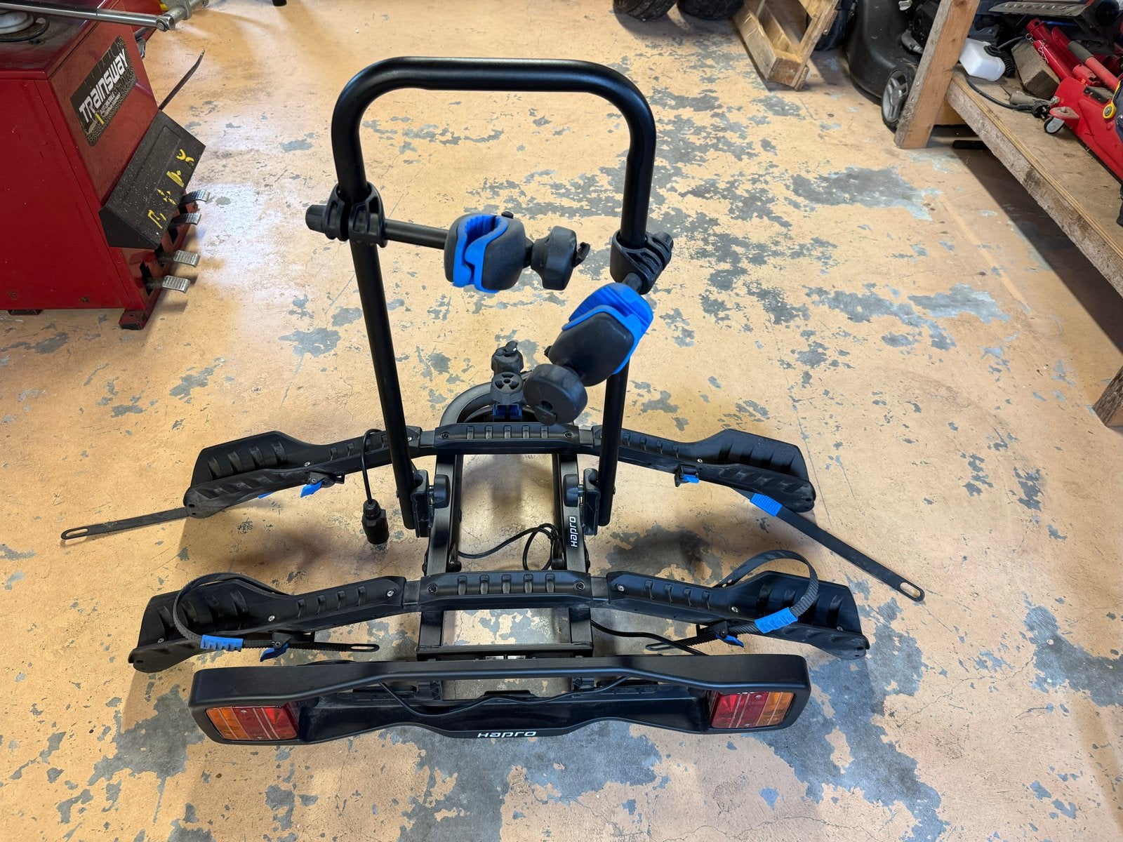 Hapro Atlas Active II 7P Trekhaakdrager voor 2 fietsen, Ophalen of Verzenden, Zo goed als nieuw, 2 fietsen, Trekhaakdrager