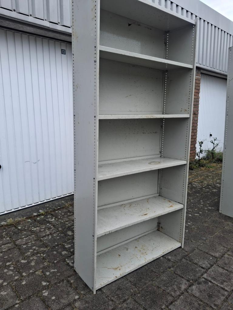 2 x metalen stelling ijzeren stelling magazijn stelling, Ophalen, Gebruikt, 50 tot 100 cm, Metaal