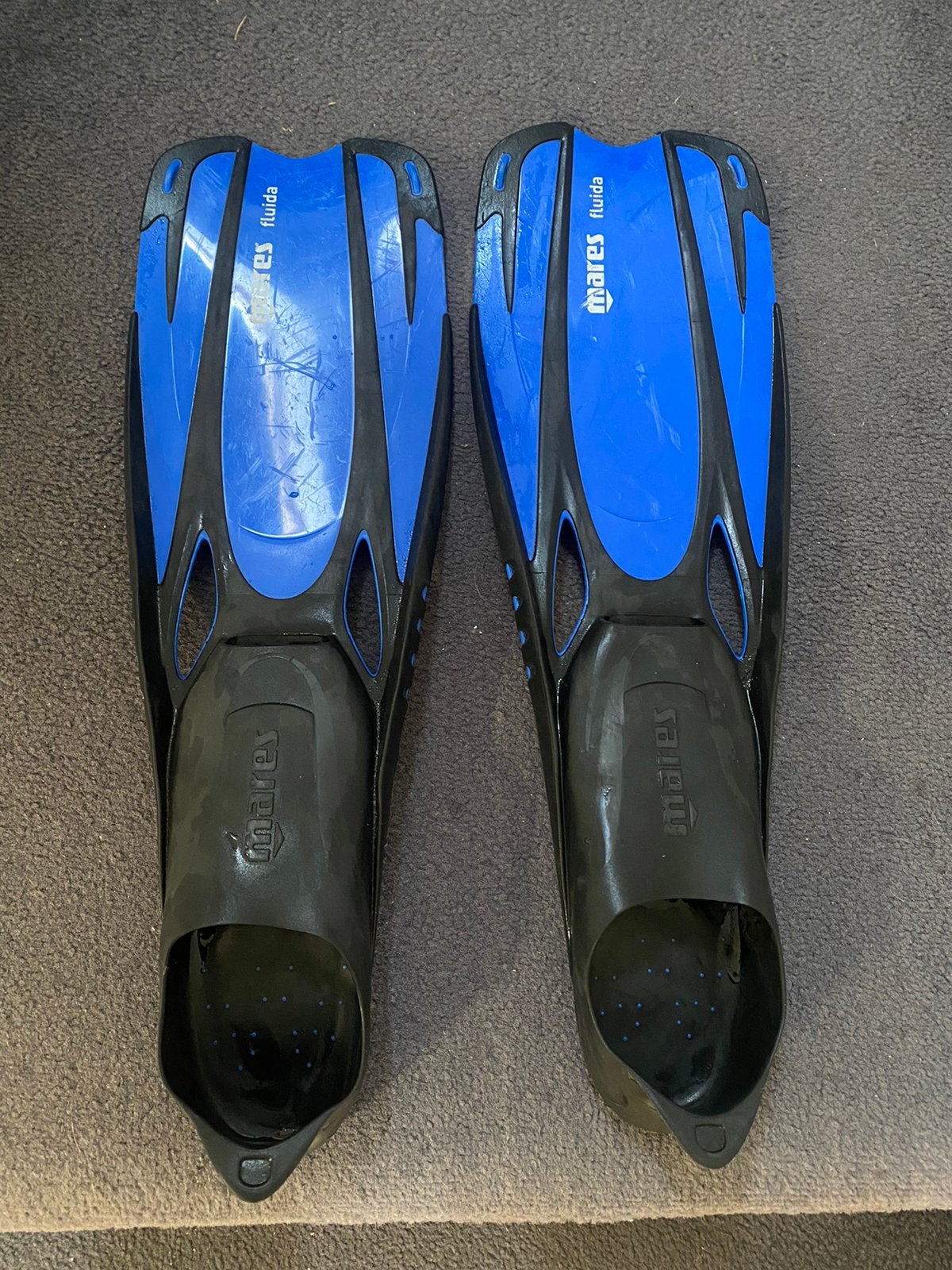 Te Koop: Zwemvliezen van topmerk Mares. Mt 35. Izgst., Ophalen of Verzenden, Zo goed als nieuw, Snorkelvinnen
