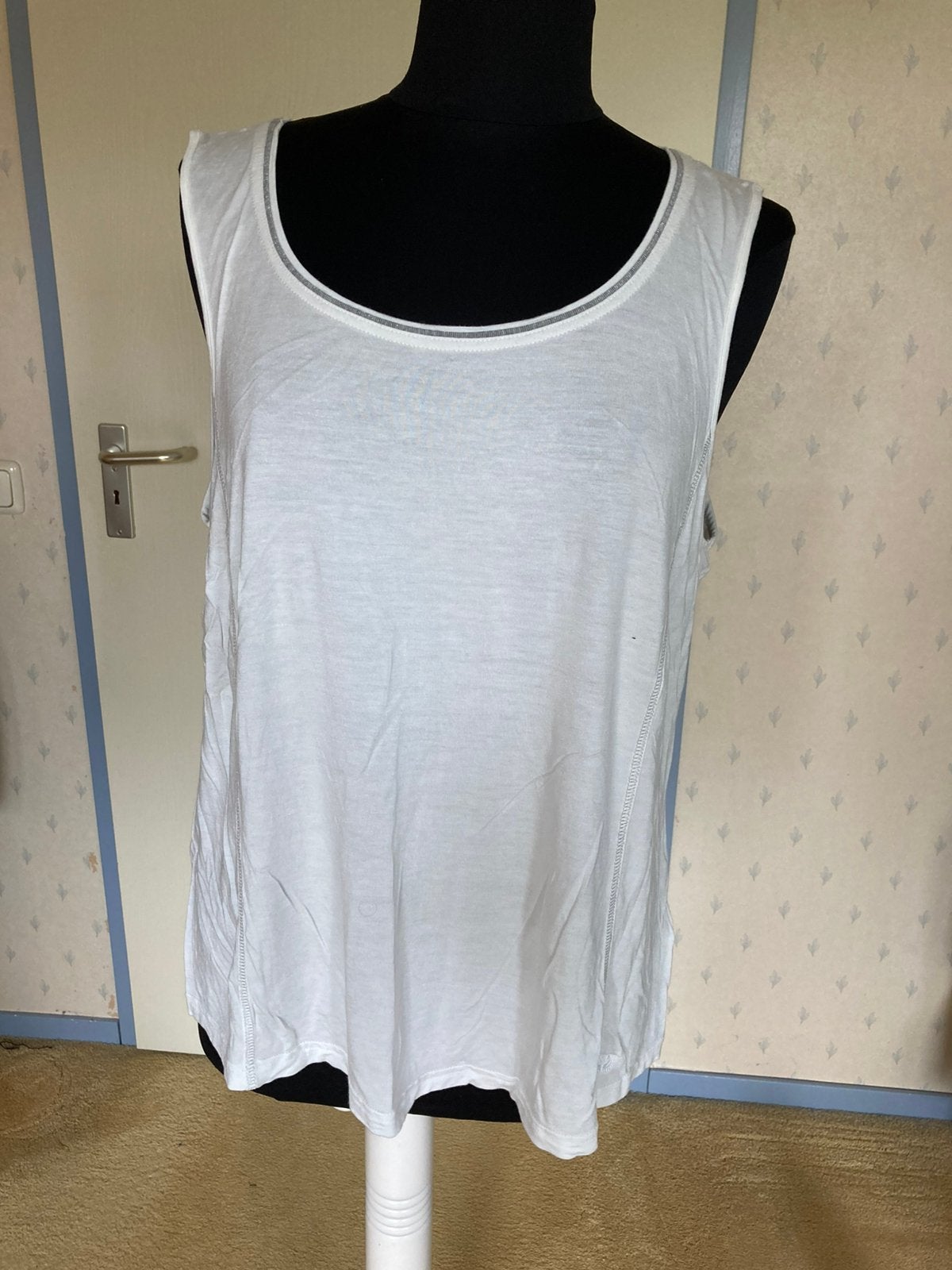 021 Just White hemdje in maat 48, Verzenden, Wit, Maat 46/48 (XL) of groter, Zo goed als nieuw