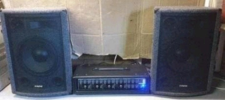 Fame versterker pm-400 + Fame mc-10 luidsprekers, Ophalen, Overige merken