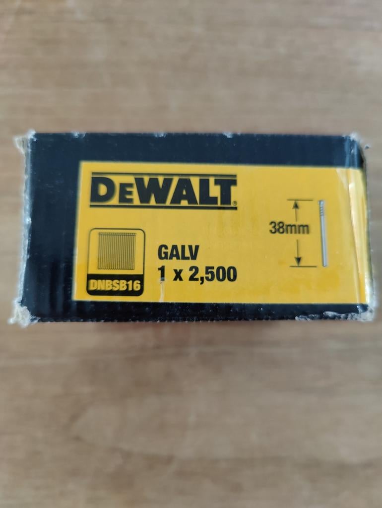 DeWalt GALV Spijkers 38mm - 2.500 stuks, Ophalen of Verzenden, Nieuw, Minder dan 50 mm, Spijkers