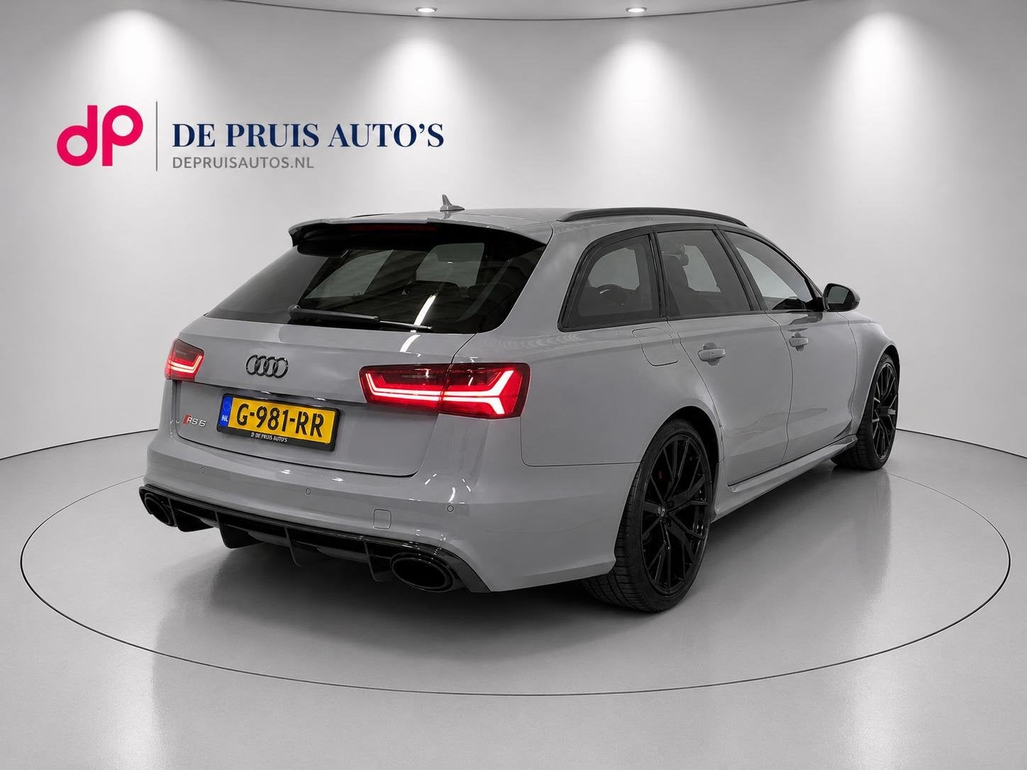 Audi RS6 Avant RS6 quattro perfomance Carbon Alcantara-Hemel, Auto's, Audi, Gebruikt, Met garantie (alle), 3993 cc, Adaptive Cruise Control