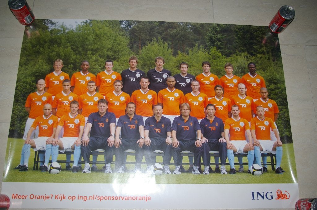 Voetbal posters ING en Italia '90   Mars/M&M, Verzamelen, Posters, Ophalen of Verzenden, Nieuw, A1 t/m A3, Sport