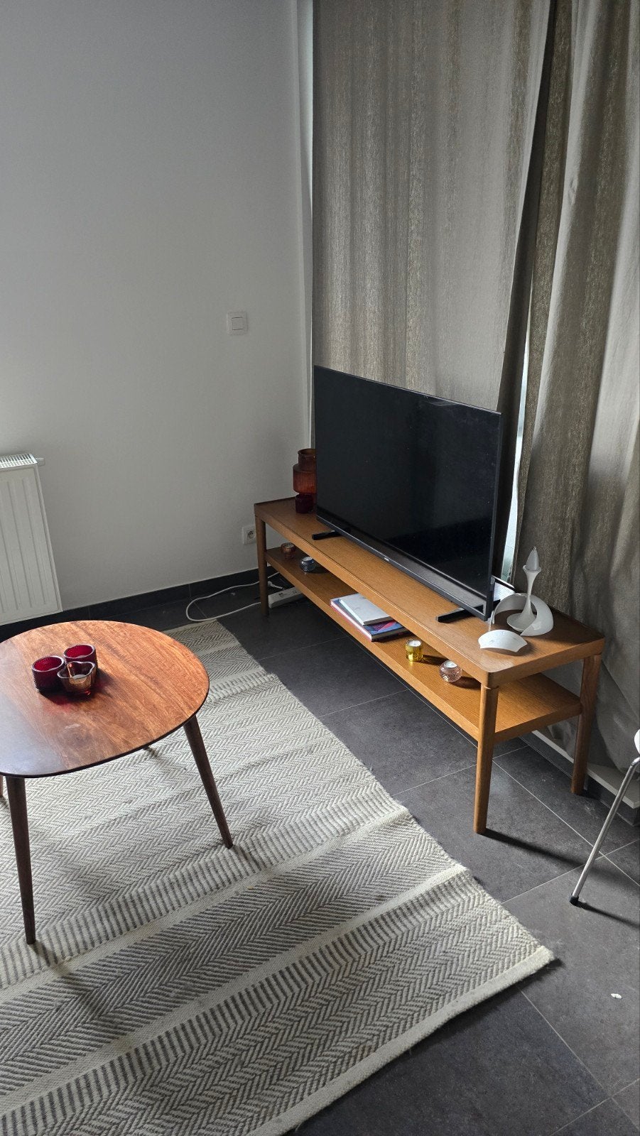 IKEA Stockholm TV-meubel dressoir met verkorte poten, Huis en Inrichting, Ophalen, Gebruikt, 100 tot 150 cm, Minder dan 100 cm